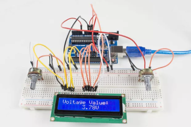 Как сделать 5В вольтметр с Arduino