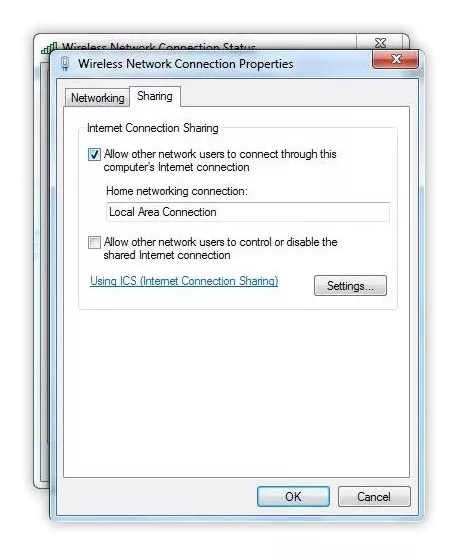 Internet connection sharing. Is_Setup_ICS_. Общий доступ к подключению к интернету