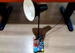 Настольная лампа Ардуино с включением через RFID