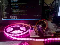 Световая сигнализация на основе Raspberry Pi и светодиодной ленты